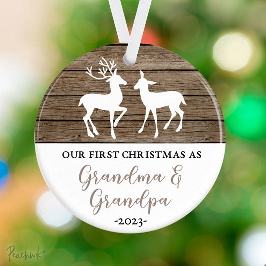 New Grandparents Personalized Christmas Ornament