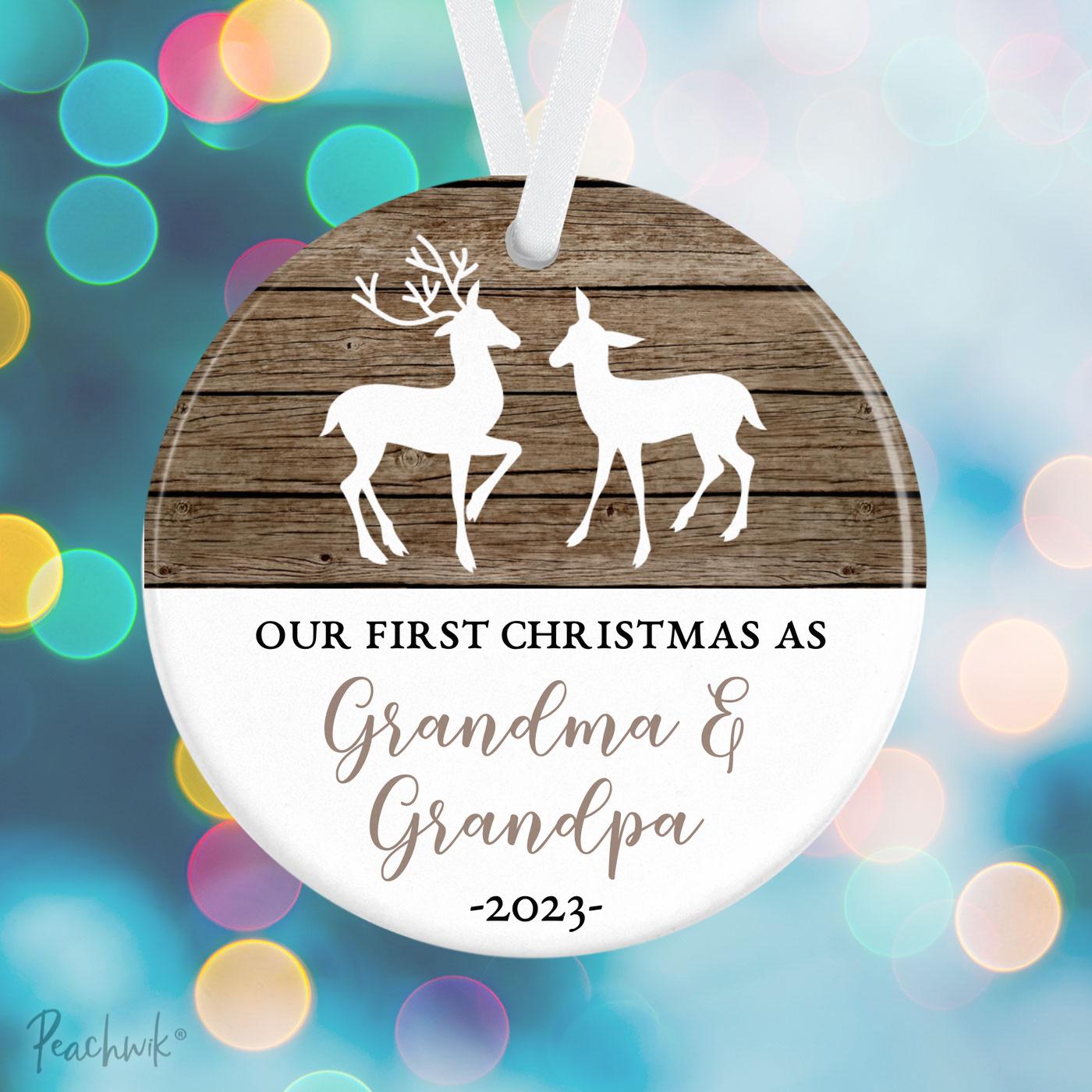 New Grandparents Personalized Christmas Ornament