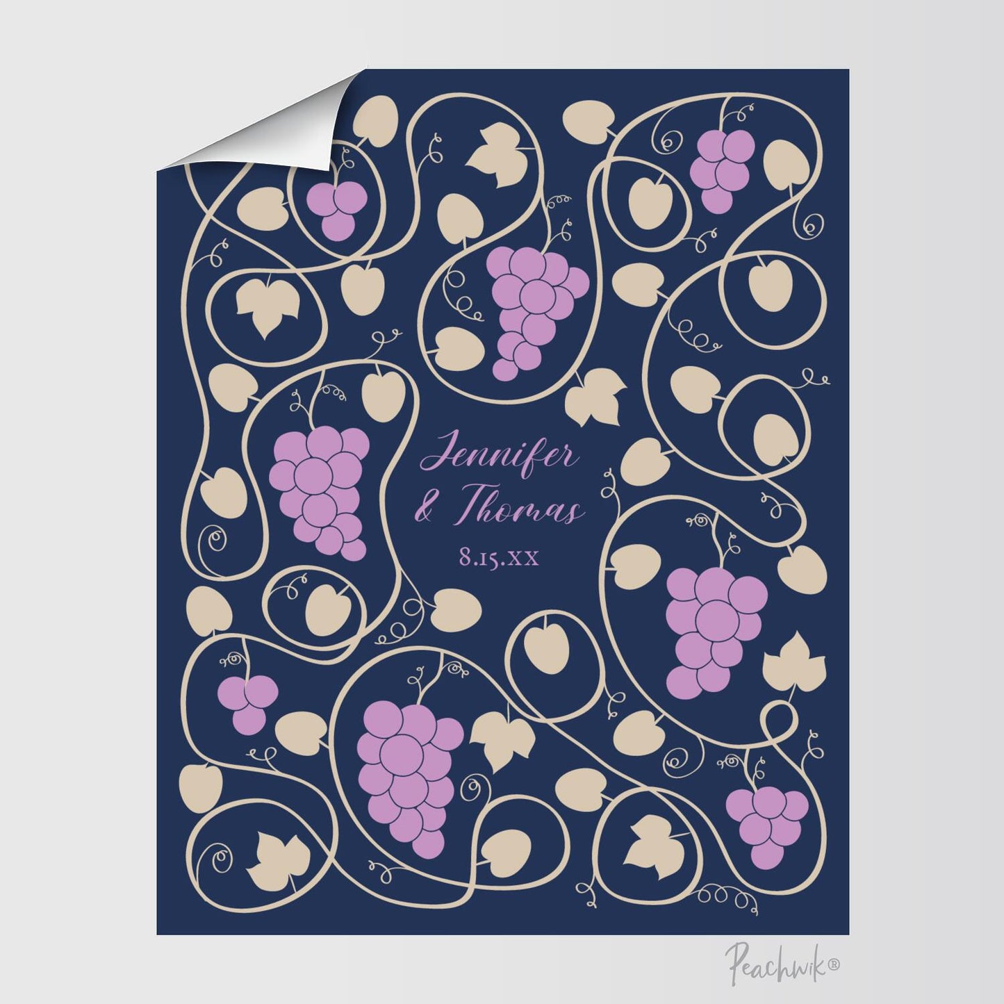 Grape Vine Guest Book Alternative