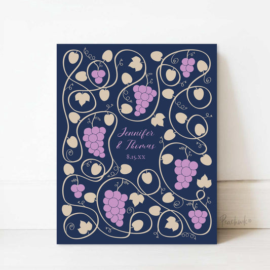 Grape Vine Guest Book Alternative
