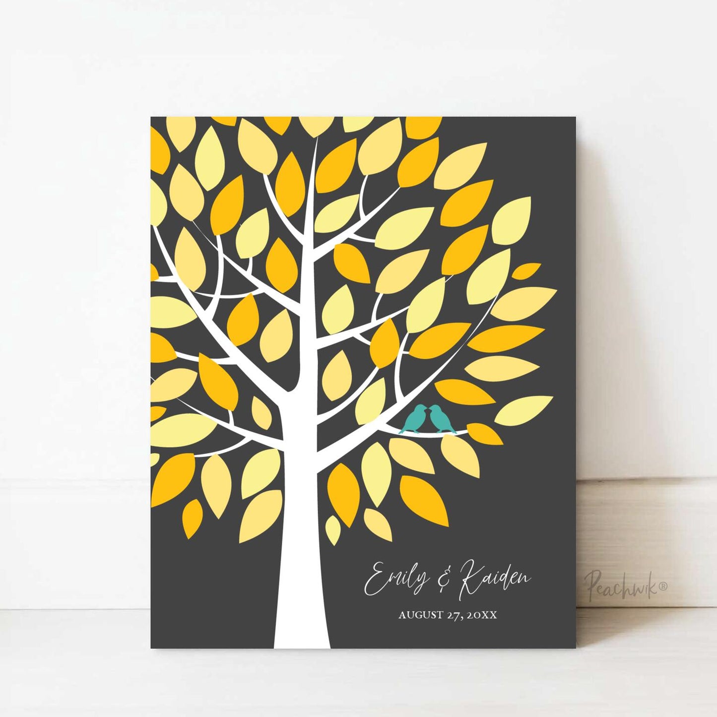 Wedding Wish Tree Guest Book Alternative